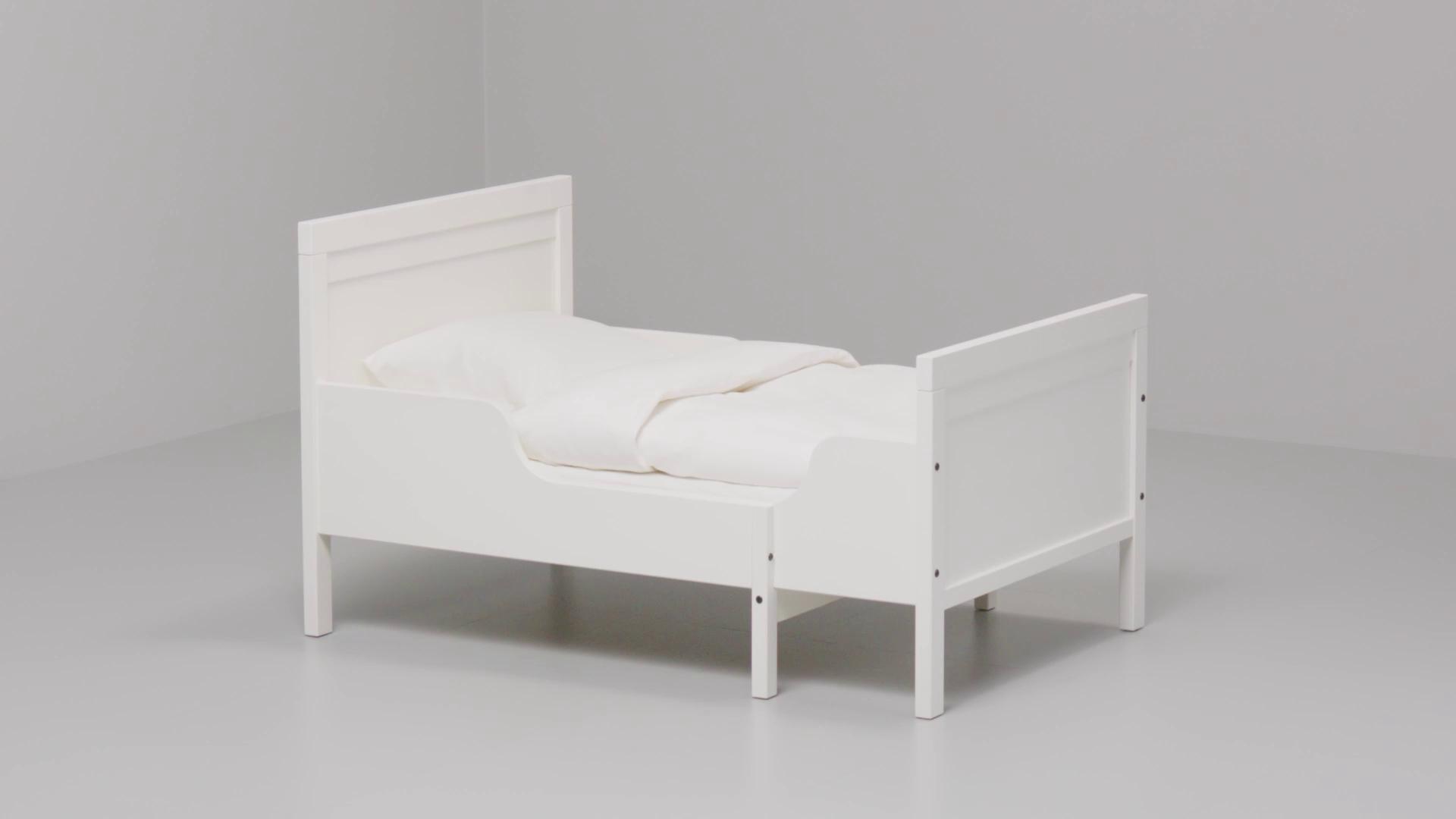 SUNDVIK extendable bed grey - IKEA