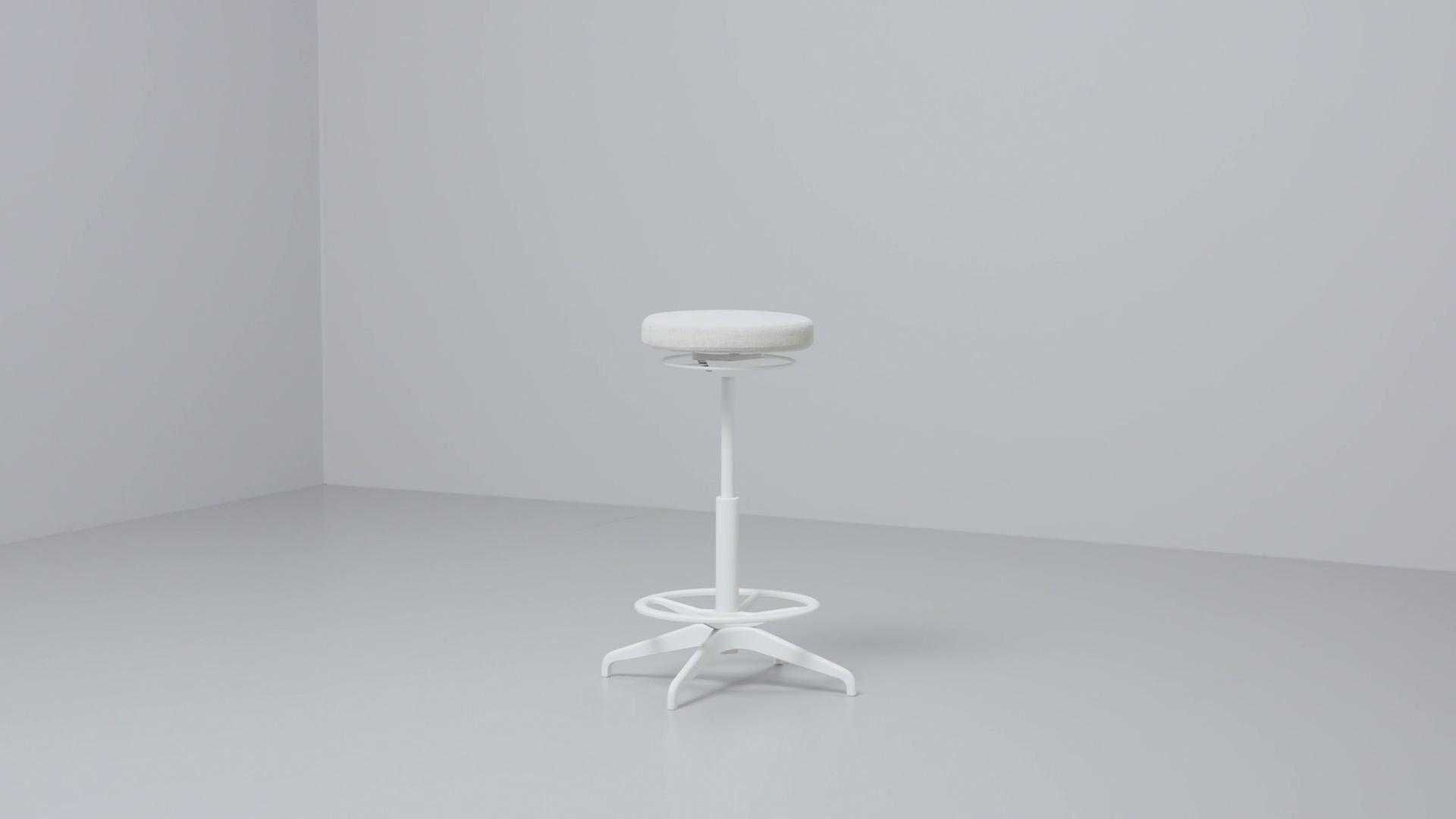 LIDKULLEN active sit/stand support Gunnared dark grey - IKEA