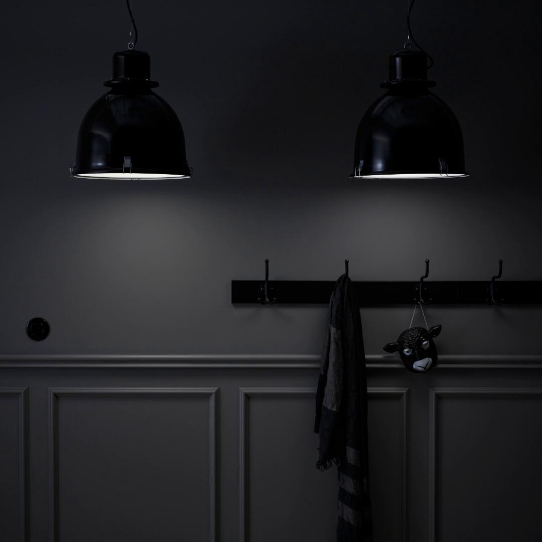 SVARTNORA pendant lamp black - IKEA