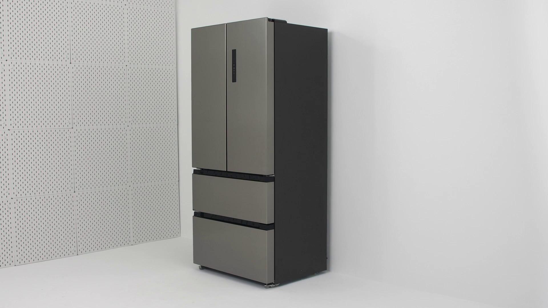 VINTERKALL French door fridge/freezer IKEA 700 freestanding/black
