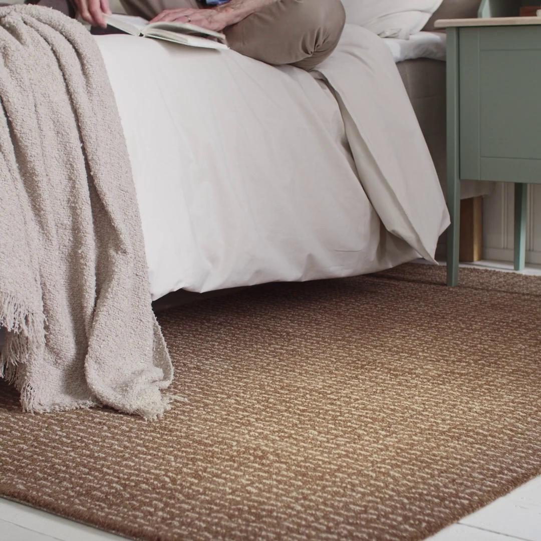 LANGSTED rug, low pile light brown - IKEA