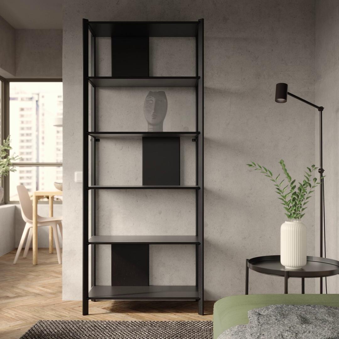 JÄTTESTA shelving unit black - IKEA