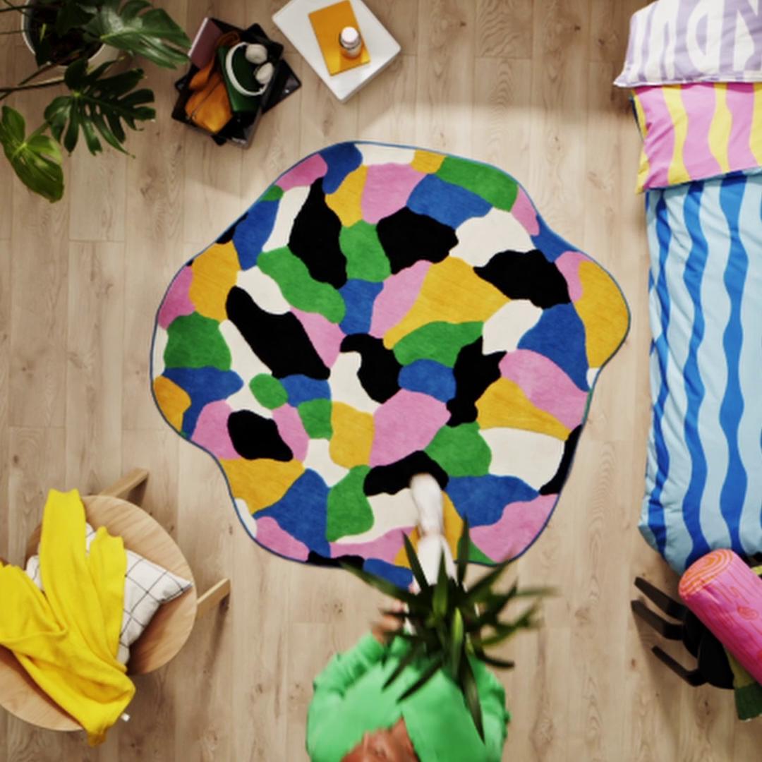 IDROTTSHALL rug multicolour - IKEA