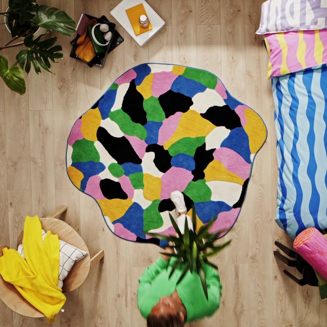 IDROTTSHALL rug multicolour - IKEA