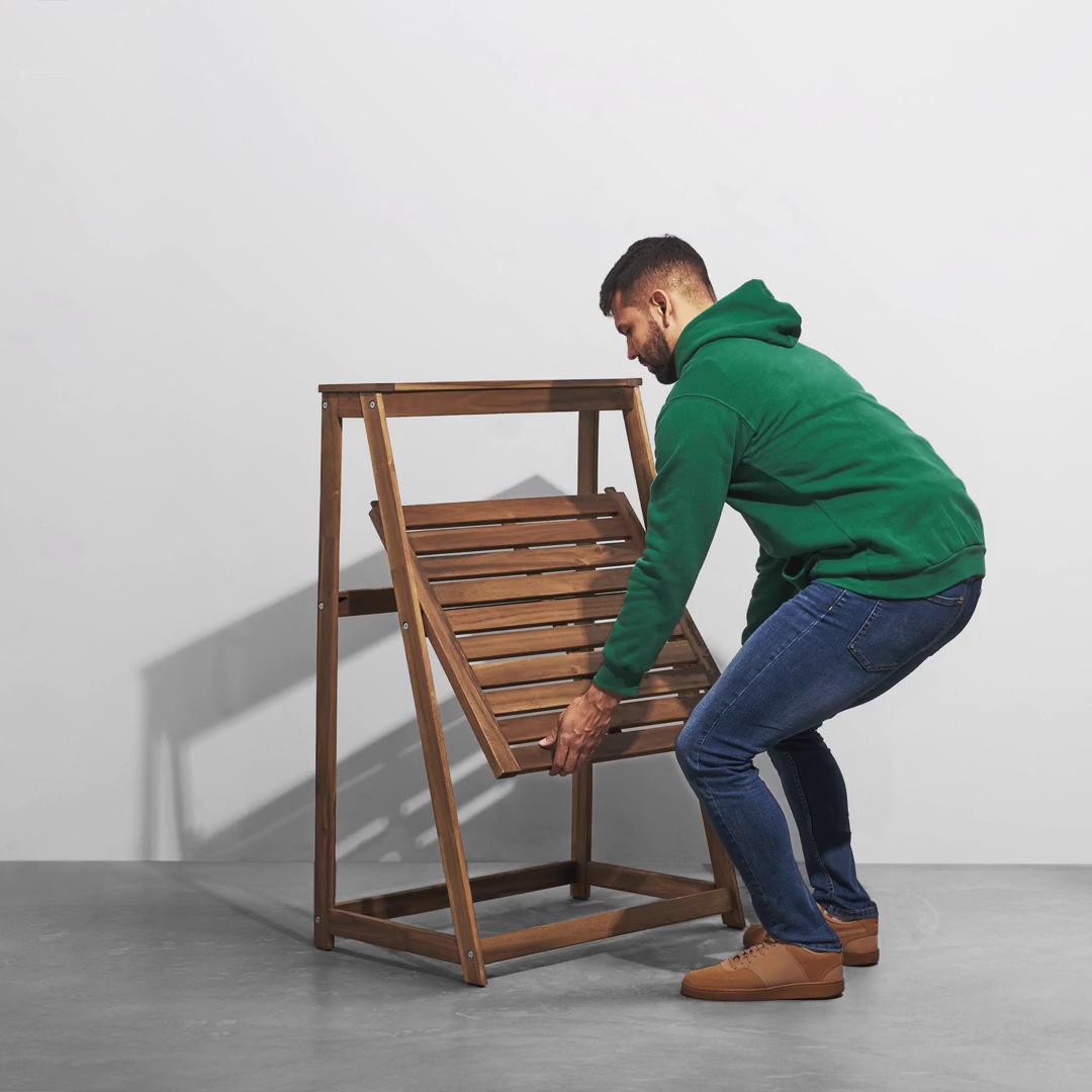 DJUPÖN folding table brown - IKEA