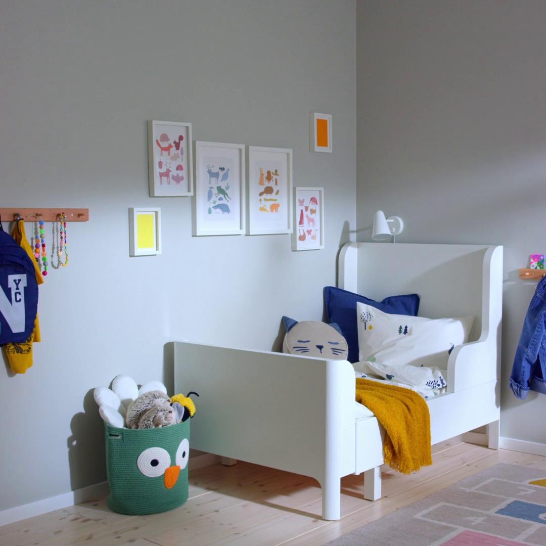 BUSUNGE extendable bed white - IKEA